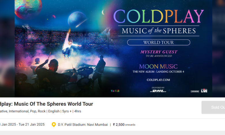 Coldplay Concerts, Mumbai,