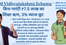 PM Vidhyalakshmi Scheme, EducationForAll, StudentLoan, HigherEducation, StudentSupport,